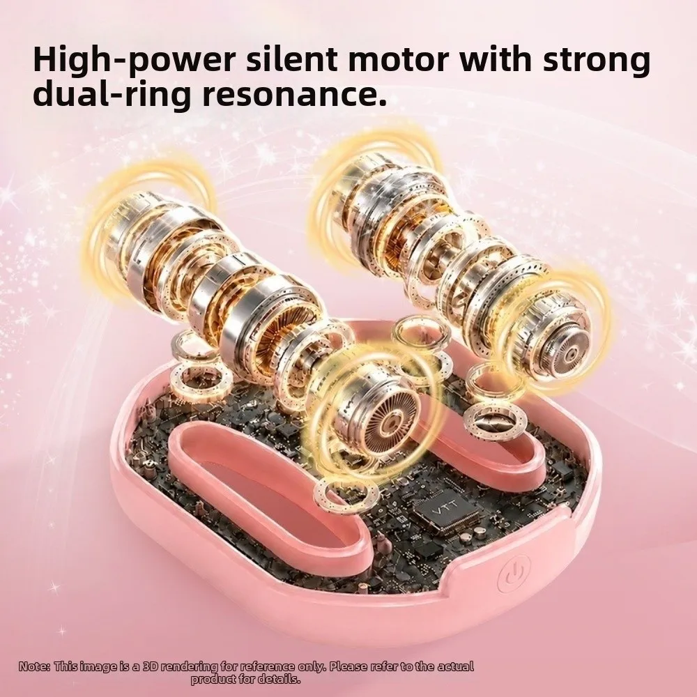 Full-Body Fascia Ring Multifunctional Vibration Muscle Handheld Massager With Belt USB Charging Fascia Massager Home Gym Use