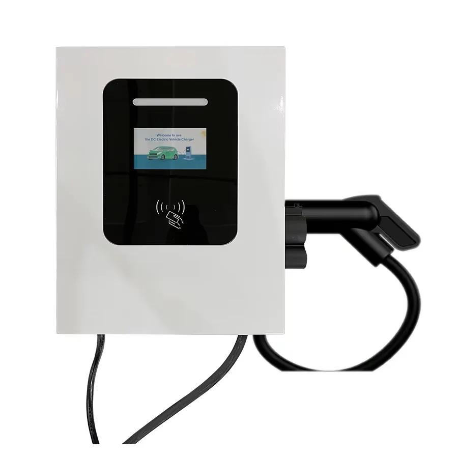7kW-40KW New Energy Vehicle DC Fast Charging Wallbox Charging Pile with GB CCS1 CCS2  Interface