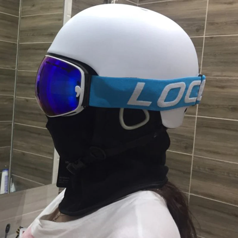 Helm Ski LOCLE Pria Wanita, helm Ski anak-anak cetakan terintegrasi, helm Skateboard, Ski, papan salju, helm sepeda motor