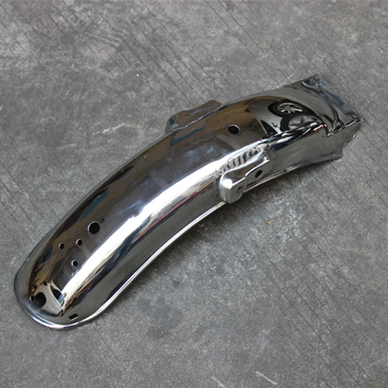 Motorcycle Mudguard for Haojue Suzuki Lifan Yamaha Honda Dayun CG125 CG150 CG200 CG250 Chrome Metal Mud Guard Wheel Fender Cover