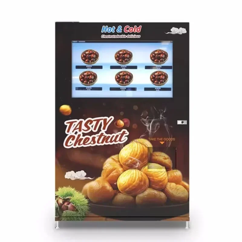 Hot salesFully Automatic  Vending Machine New Technology Customized Touch Screen Chestnut Vending Machine
