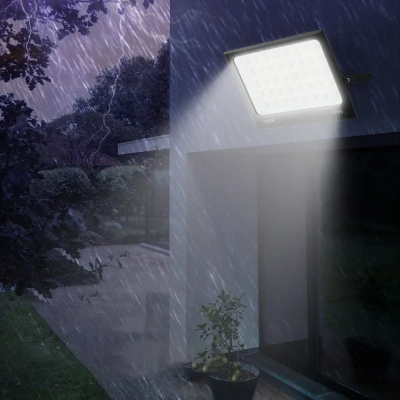 Pop 30W 50W 100W 150W AC175-240V 100LM LED Floodlight Super Bright 6500k IP66 Gate Outdoor Wall Light Flood Light Spotlight Gard