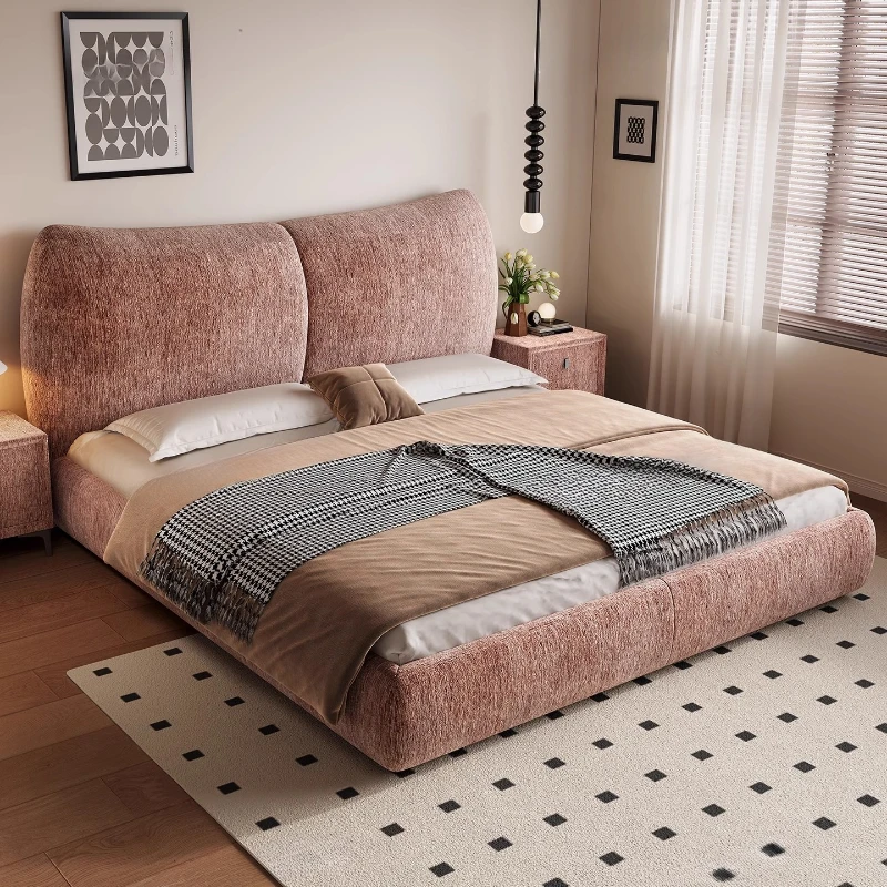 

220x200cm king size Double bed bases and frames luxury modern bedroom beds with headboard 2 personnes furniture for home