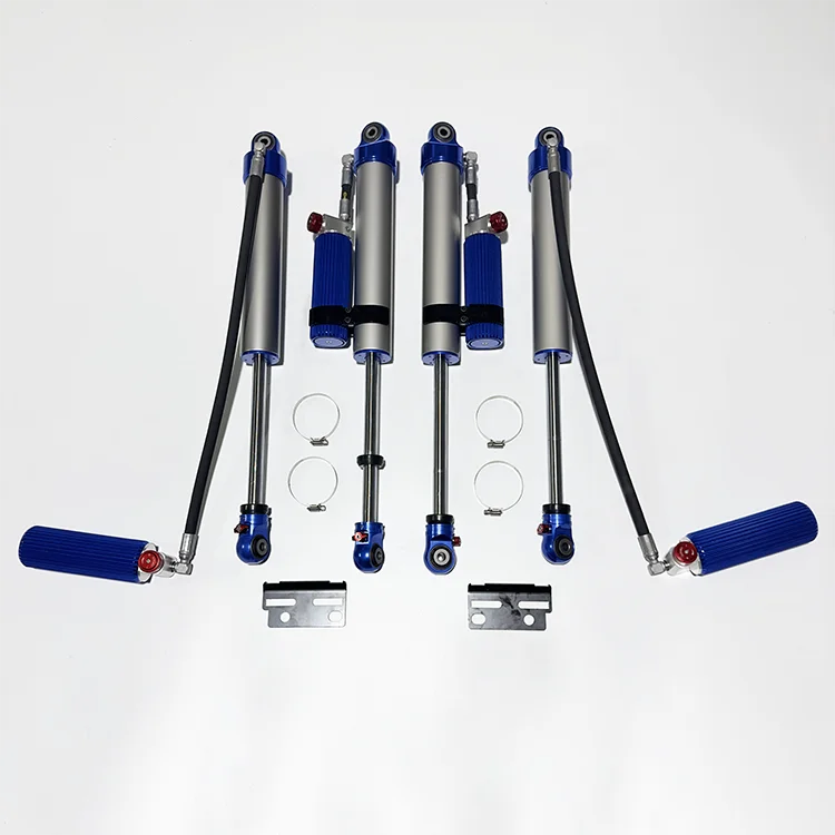JK  Shock  Absorber 12 - Stage Compression  12 - Stage Rebound Blue 4 Inches with a Pipe Diameter of 2.25 Inches