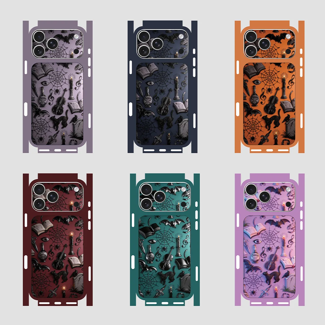 

Skin sticker For Apple iPhone iPhone17 Pro Max Full body Back Cover Decal Skin 3D Cut Rear Protective Sticker Film