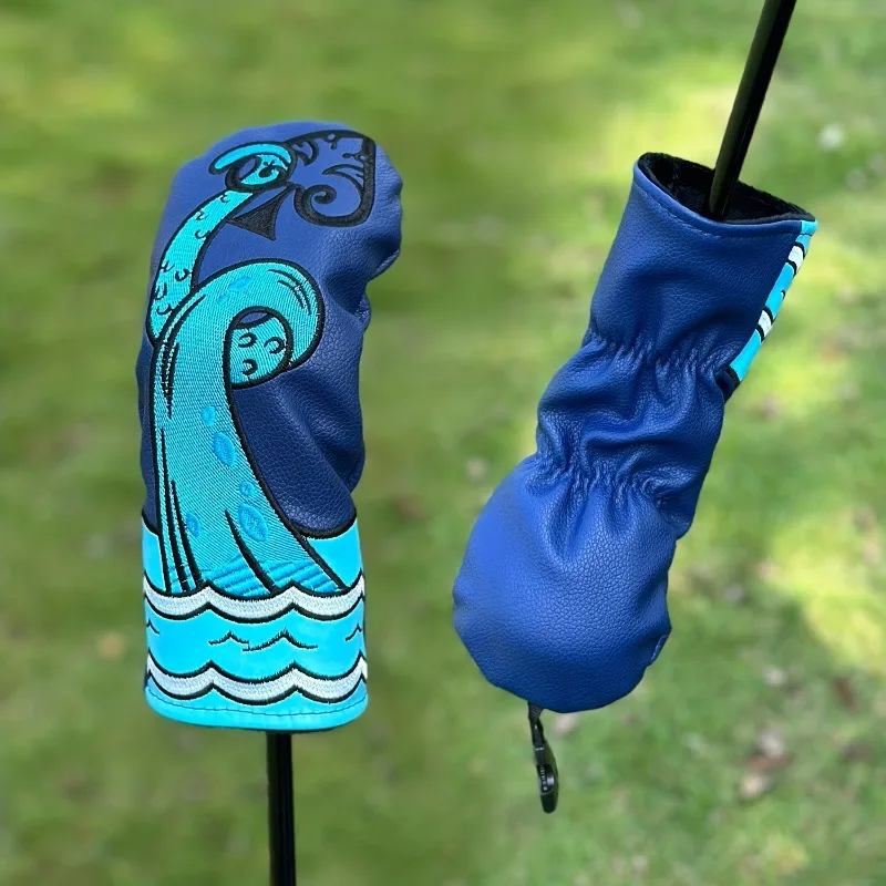 Funda protectora para palos de golf - Azul turquesa, a prueba de polvo y arañazos - Regalo ideal para golfistas - Material de PU, duradero