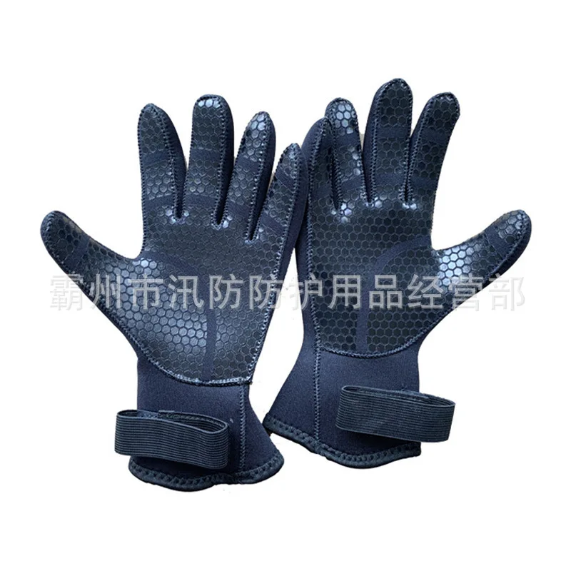 Water Rescue Gloves Anti-slip, Stab-resistant, Wear-resistant Rescue Diving Gloves Men's Warm and Lifesaving Gloves