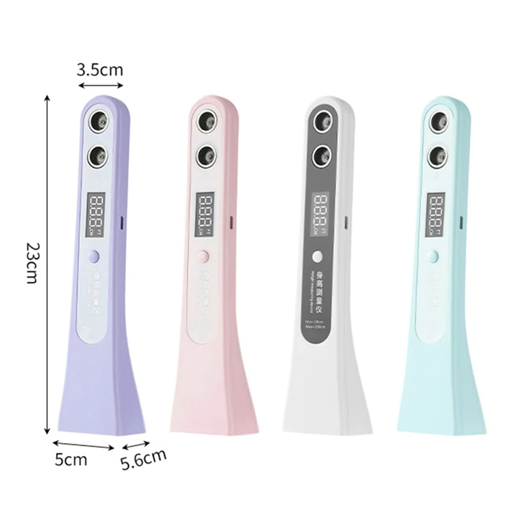 Ultrasonic Height Measurement Meter High Accuracy Digital Height Measuring Ruler Height Measuring Stadiometer for Adults Kids