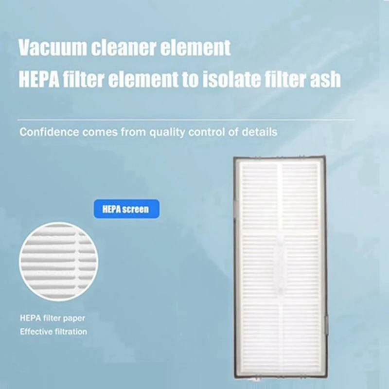 4 ชิ้นเหมาะสําหรับ Roborock S8/S8 + S8 Pro G20 เครื่องกวาดเครื่องกวาดอุปกรณ์เสริมหุ่นยนต์วัสดุสิ้นเปลืองอุปกรณ์เสริมกรอง