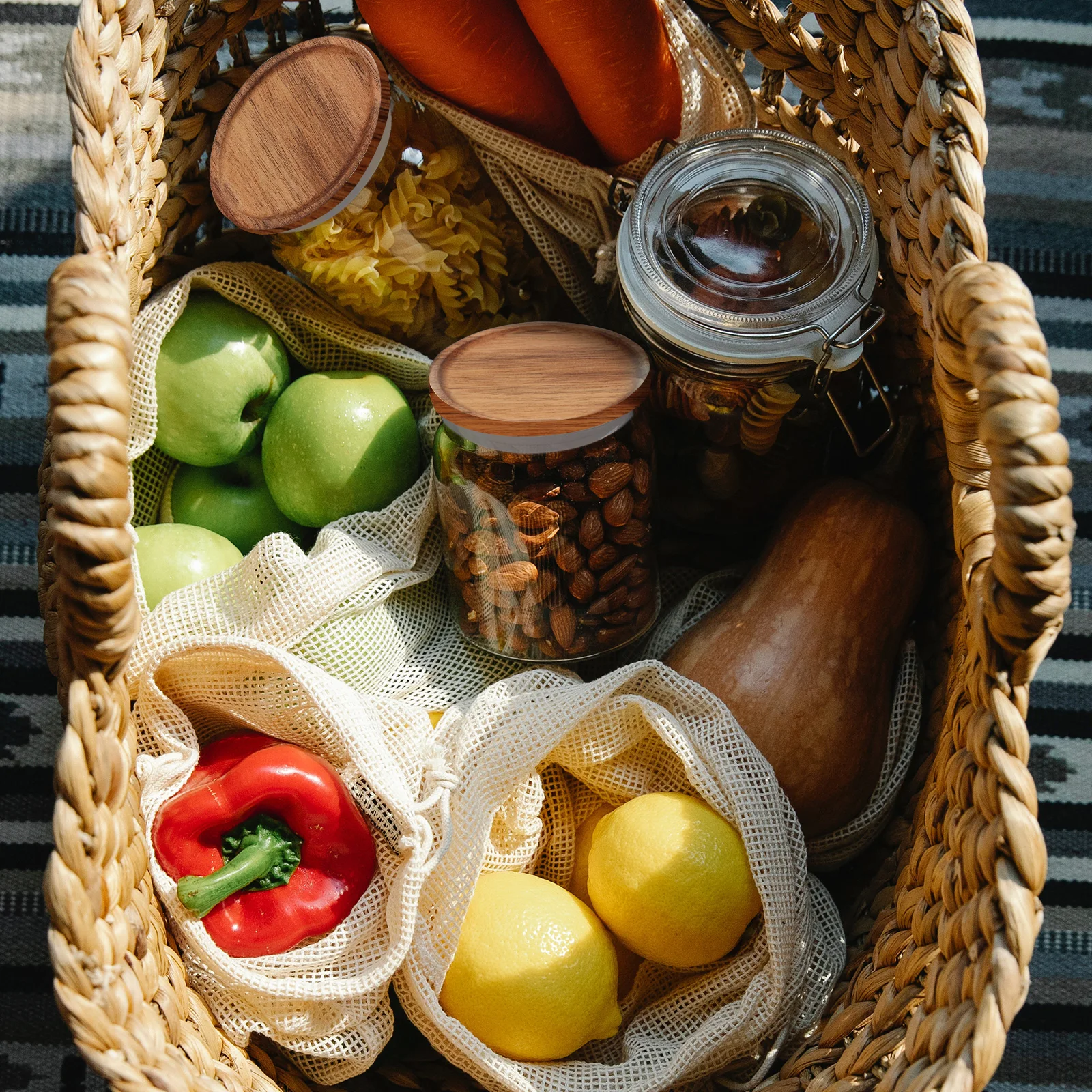 2Pcs Mason Jars Lids Wooden Airtight Leak Proof Silicone Ring Sealed Storage Jar Covers Kitchen Use Jars Lids Bottle Covers