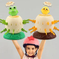 Mini jeu coule parent-enfant Plug-in Party, PenEcoland Frog Ejection, Tricky Egg, Desktop Toys, 7. 5 Aate, E27