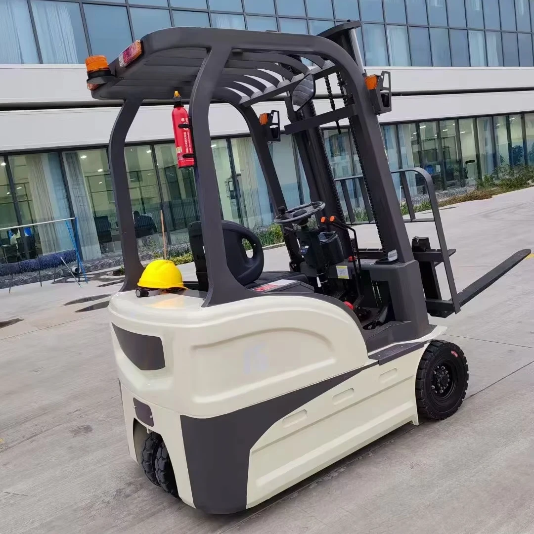 

Легкий мини-телескопический электрический погрузчик с гидравлическим боковым смещением вил, цельнолитыми шинами, свинцово-кислотным аккумулятором – для использования внутри/на улице