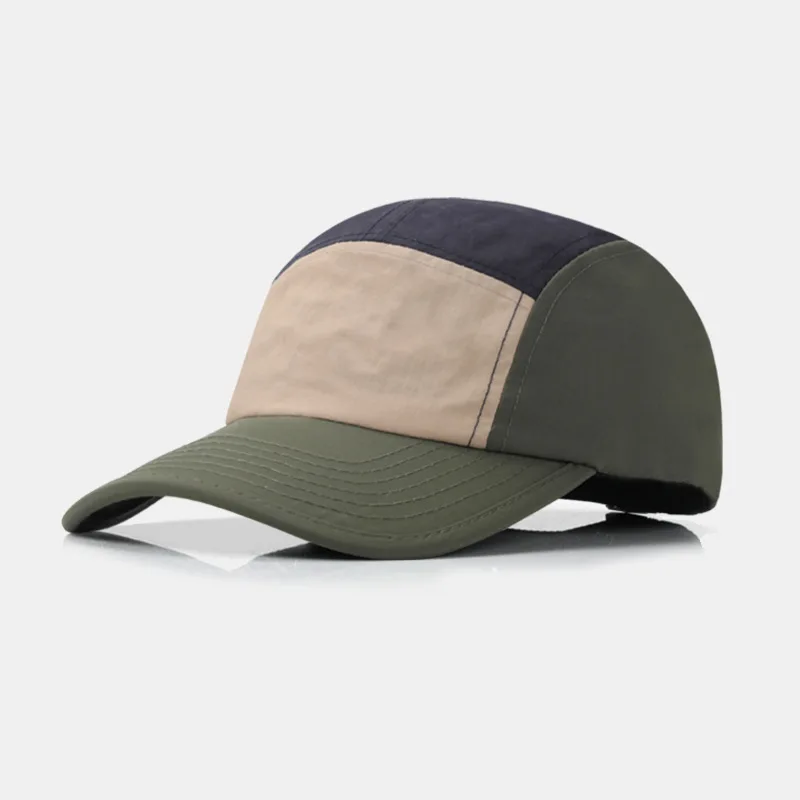 Customized Printed Logo Quick Drying Baseball Caps Men's And Women's Outdoor Color Blocked Sunshade Waterproof Duck Tongue Hats view 5