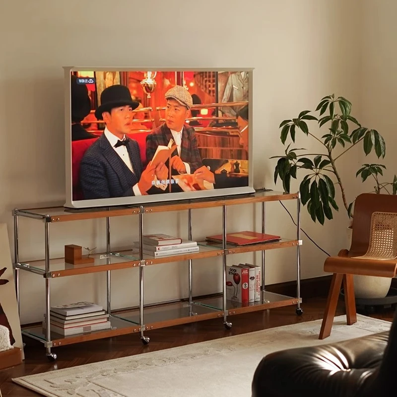 Multi-layer shelves removable sofa side few trolleys ins floor bookshelf storage and sorting shelves