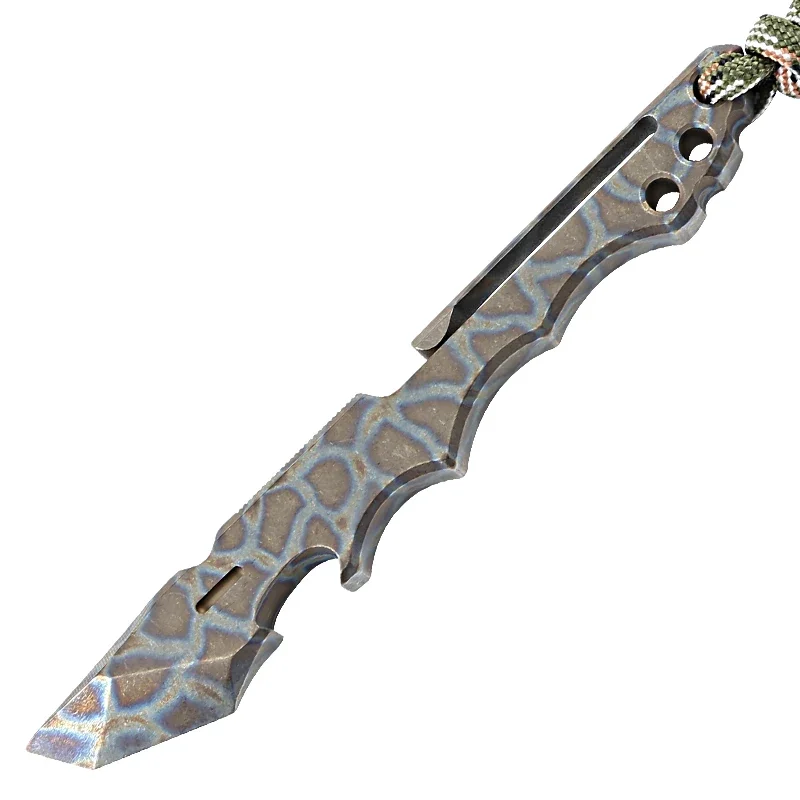 Imagem -05 - Edc Titanium Alloy Mini Crowbar Abridor de Garrafas Multifunções Ferramentas Manuais Acampamento ao ar Livre Ferramentas Edc