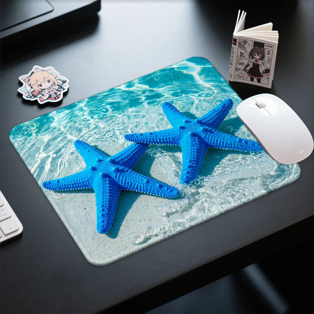 Mosepad  Sea star&turtle Computer Mat Desk Accessories Pc Gamer  Mousepad Company Game Mats Mouse Anime Mause Table Decoration