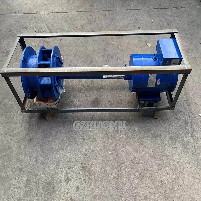 Hydro Generator Turbine 10KW 220V Single Phase Axial Flow Hydraulic Generator  0.24（m3/s）Axial Flow Hydroelectric Generator Set