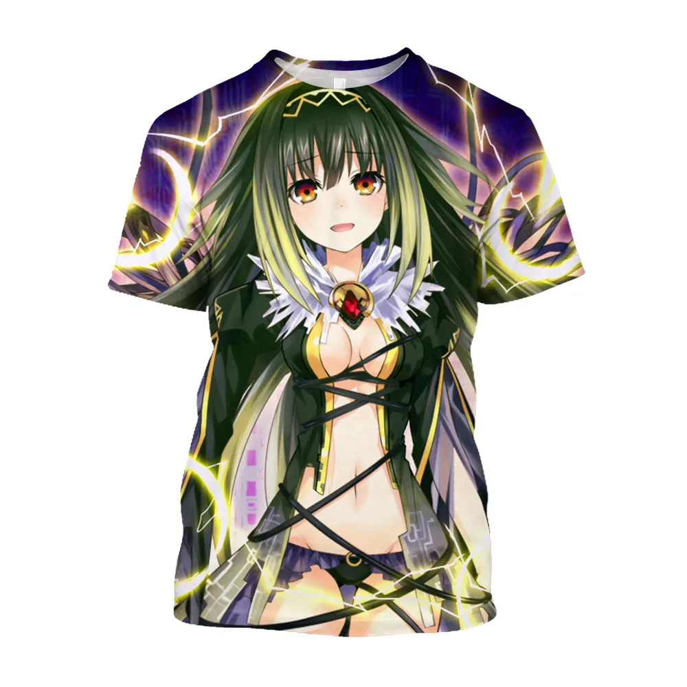 Jumeast 3D футболка с рисунком из аниме свидание прямая трансляция Летние повседневные футболки с коротким рукавом для мужчин в японском стиле модная уличная одежда