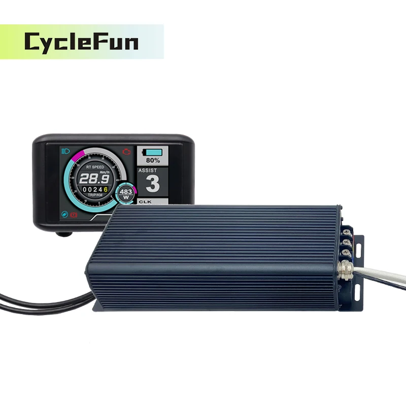 

Sabvoton 4KW-5KW SVMC72200-APT V2 DC 200A Phase 450A Hall Sensor Controller With UKC1 Display Electric Scooter Accessories