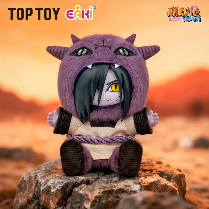 In Stock Toptoy Eaki Naruto Series Cute Blind Box Toys - Konohagakure San'In Jiraiya Orochimaru Tsunade Collectible Trendy Gifts