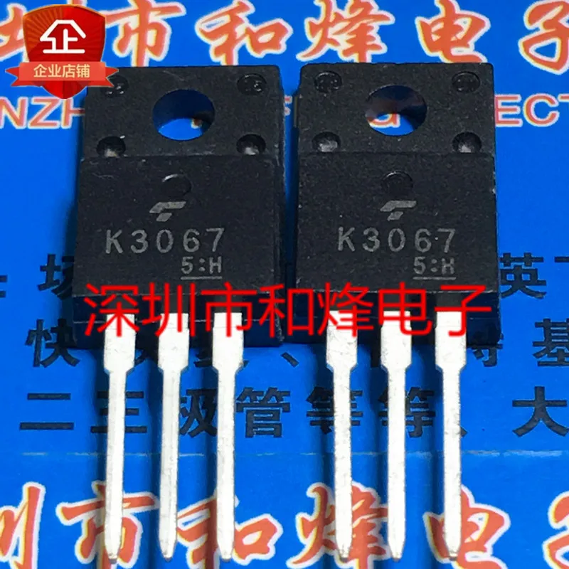 5PCS-10PCS K3067 2SK3067 TO-220F 600V 2A On Stock New And Origjnal