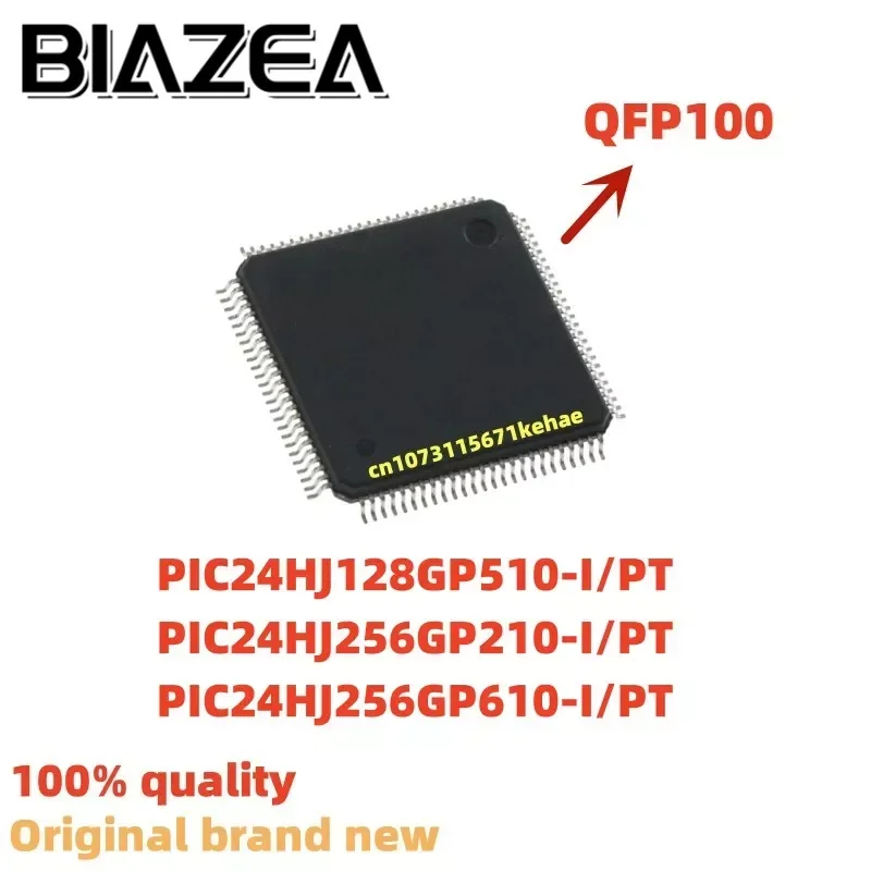 

1piece PIC24HJ128GP510-I/PT PIC24HJ256GP210-I/PT PIC24HJ256GP610-I/PT QFP100 Chipset