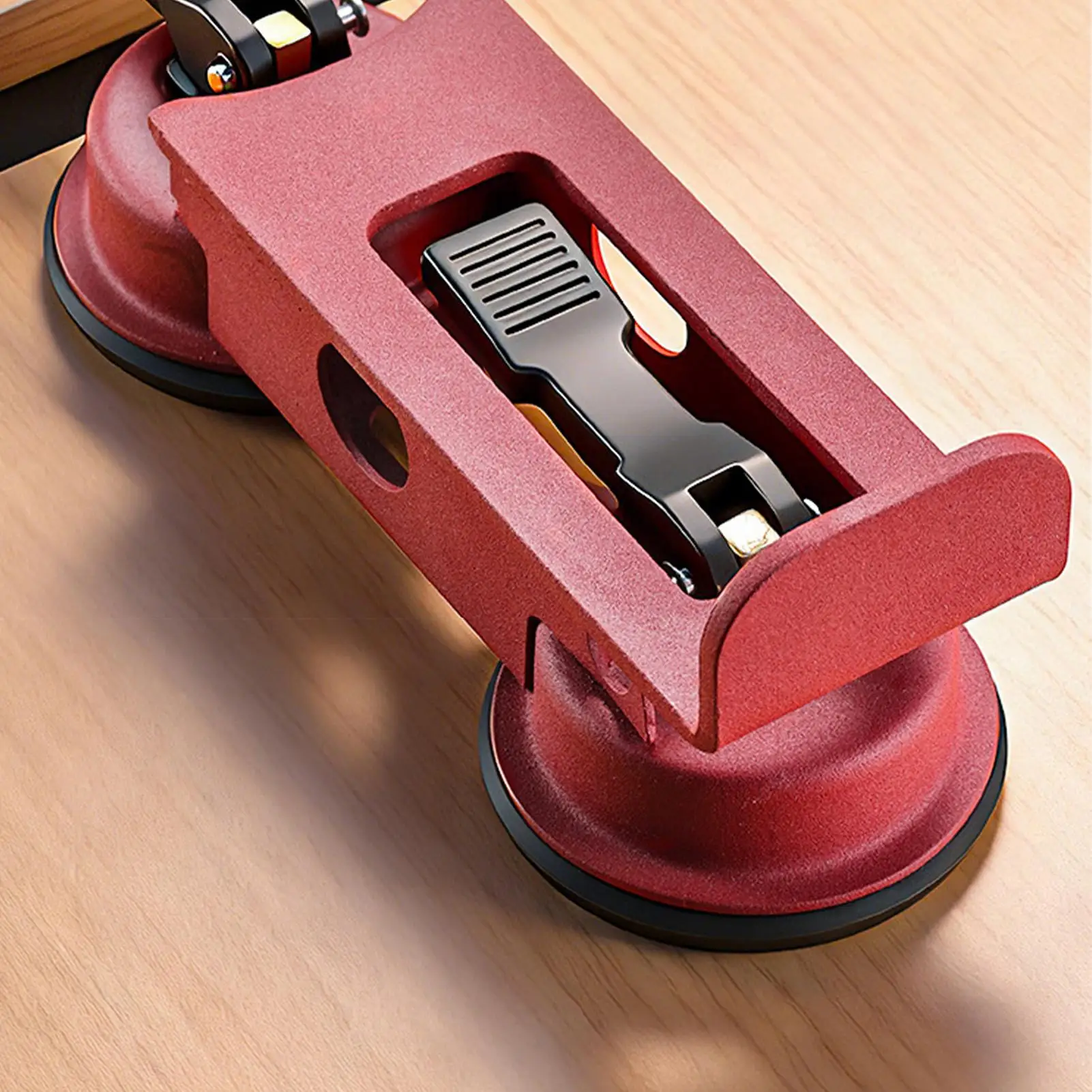 フロア吸盤ツール-ダブルクローアクションカップ-ラミネート隙間補修-高耐久フローリング設置ツール-家庭用アパート用