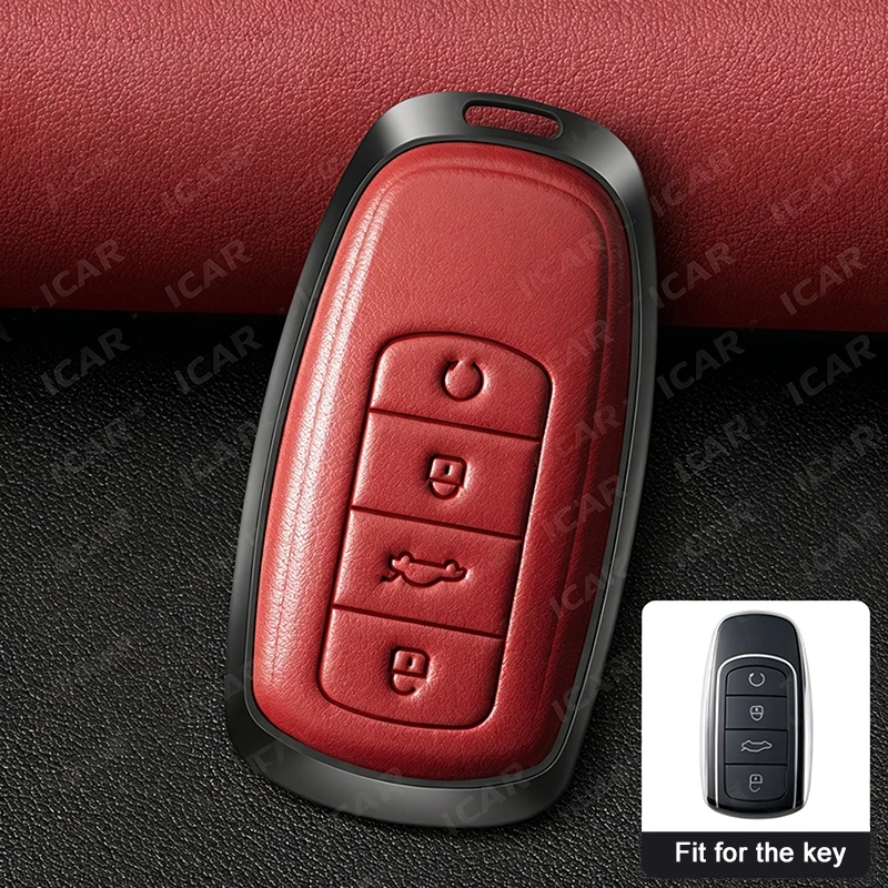 Zinklegierung Autoschlüsselhülle für Chery Jaecoo J7 J8 7 Tiggo 8plus 8 5 Plus 7pro Max Omoda 5 C5 Arrizo Schlüsselschutzgehäuse – Detail 5