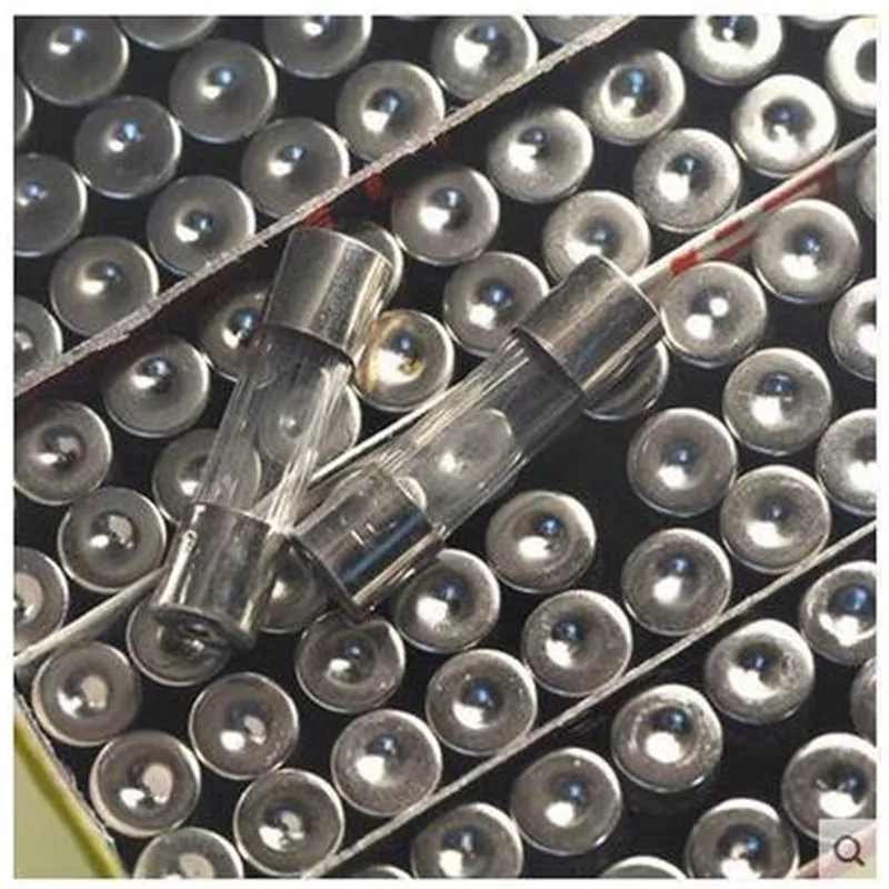 1 box 5*20 glass fuse tube 250V F quick Break 0.1A 0.5A 12 3 3.15 4 5A 6 6.3 7 8 10 12 15 20 25 30A (100 PCS)