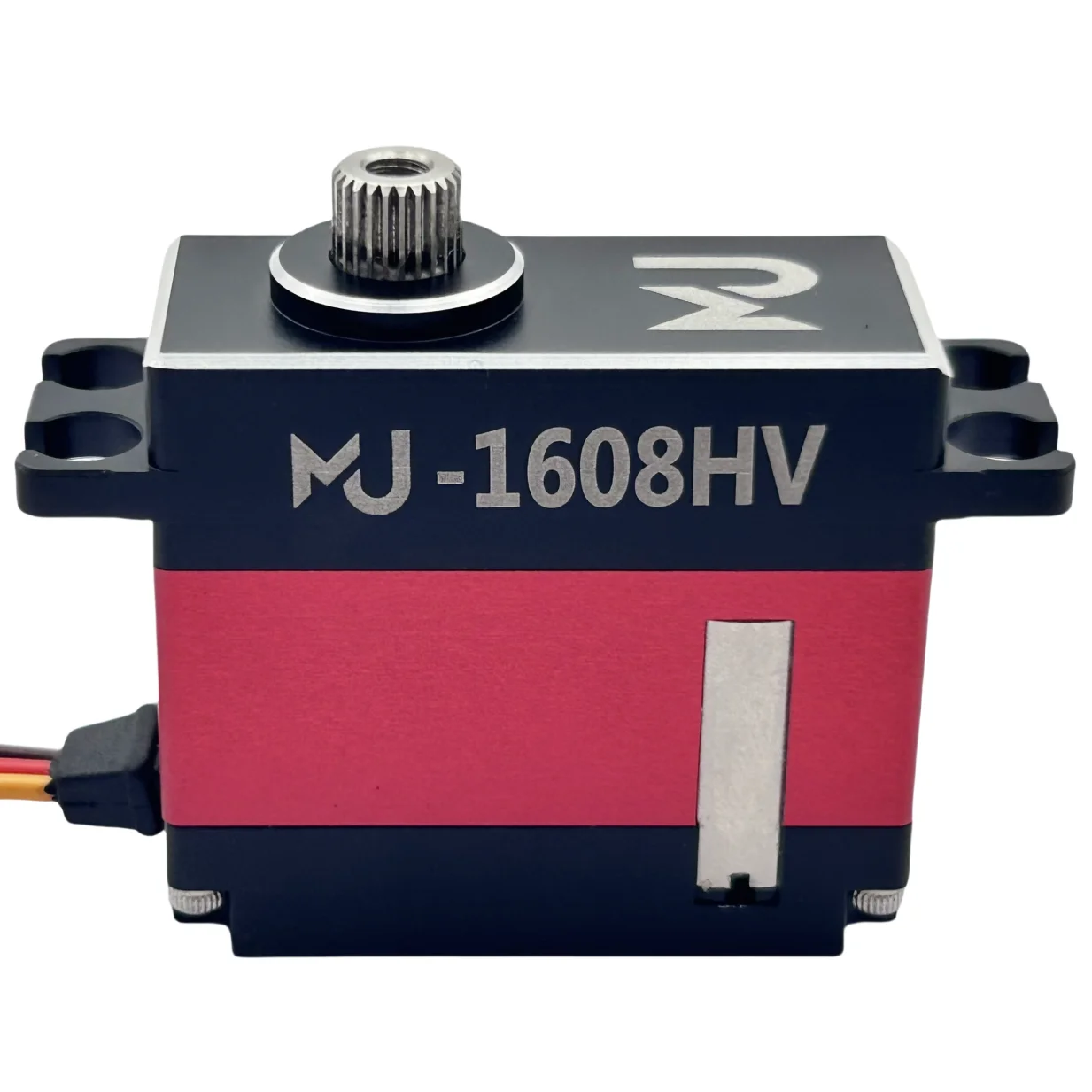 MJ-1608HV 8.4V 15kg-cm Servo numérique programmable de moteur sans noyau tout en métal pour avion RC et hélicoptère et voiture et bateau