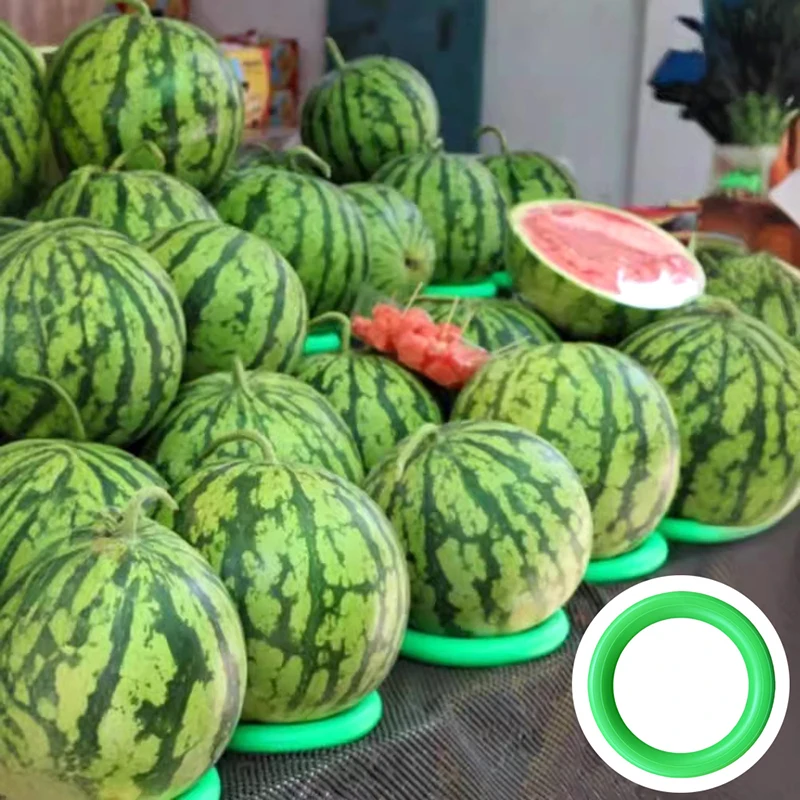 Watermelon Holder Round Fruit Storage Circle Mat New Melon Anti-slip Tray Spherical Fruits Plastic Rings Shop Display Stand