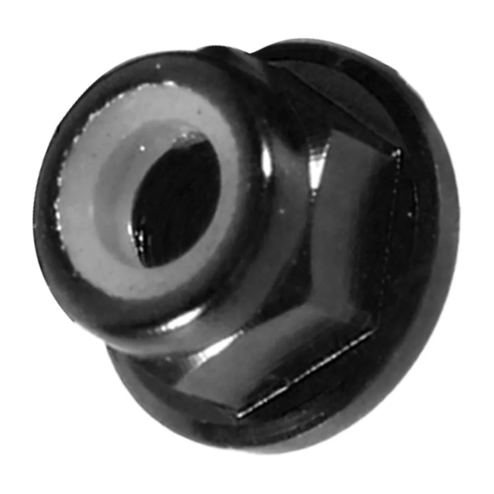 10 pcs M3 / M4 Thread Size Nylon Insert Self-Locking Nuts Aluminum Alloy Nylon Insert CNC Lock Nuts Black / Blue Hex