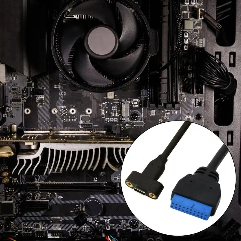 Tipo C fêmea para IDC20p Adaptador cabeceira do cabeçalho feminino 20pin Dados 066a
