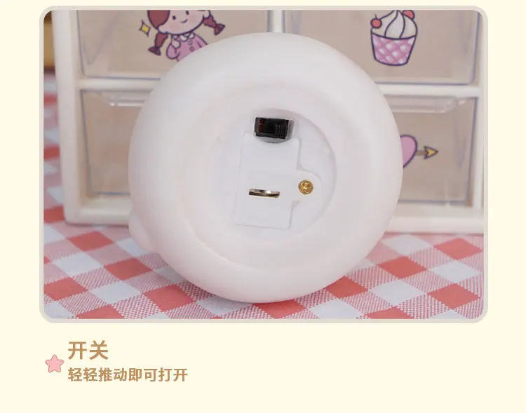 Mini Cute Bunny Night Light Cute Girly Heart Ornament Bedroom Ornament Sleeping Lamp Girl Birthday Gift Atmosphere Table Lamp