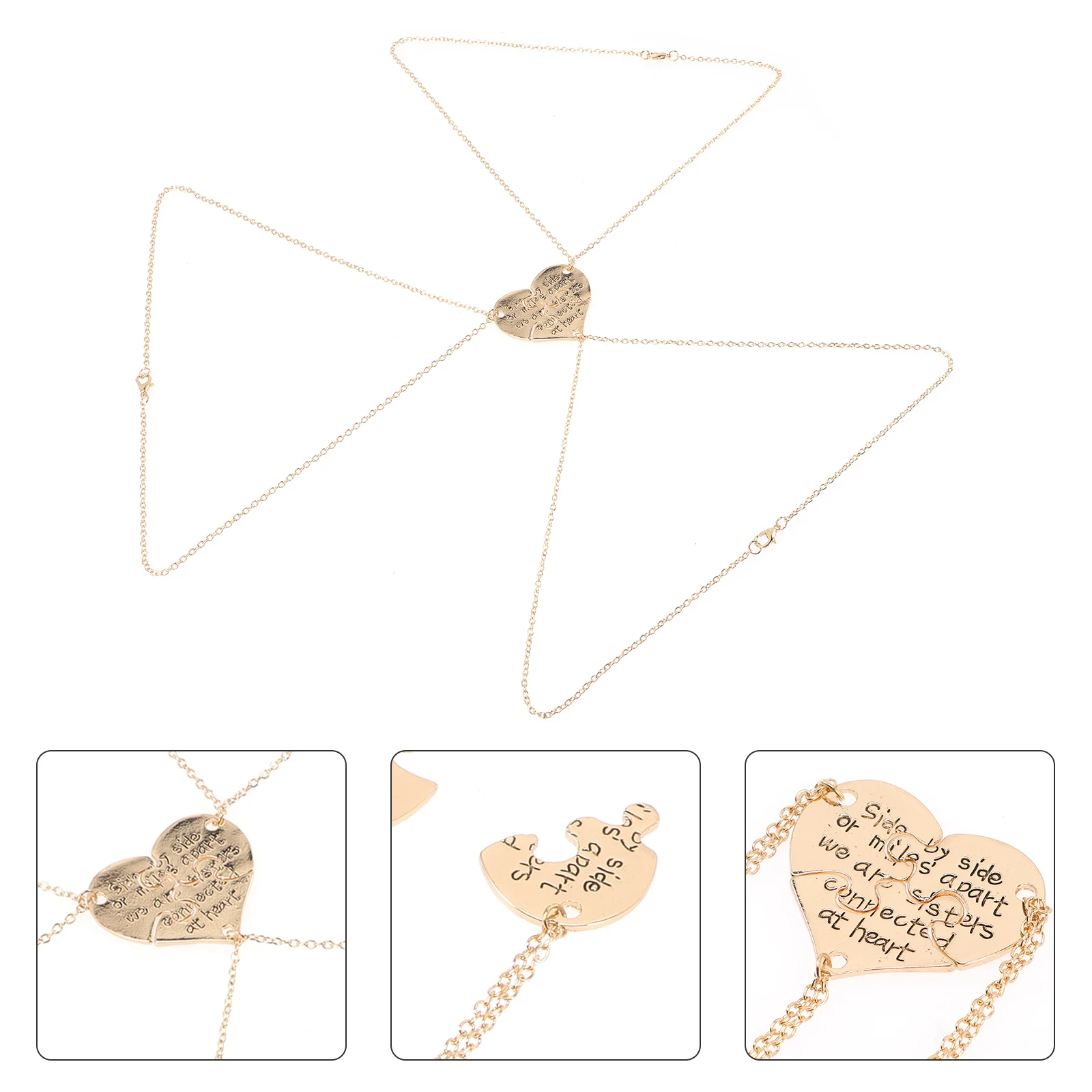 

Spliced ​​sister Necklace Matching Friendship Necklaces for Women Jewelry Chain