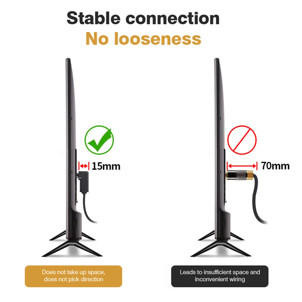 90° Elbow Digital Optical Audio Toslink Cable HIFI 5.1 SPDIF Coaxial Cable 360° Rotatable For Amplifier TV PS4/XBOX Sound Bar