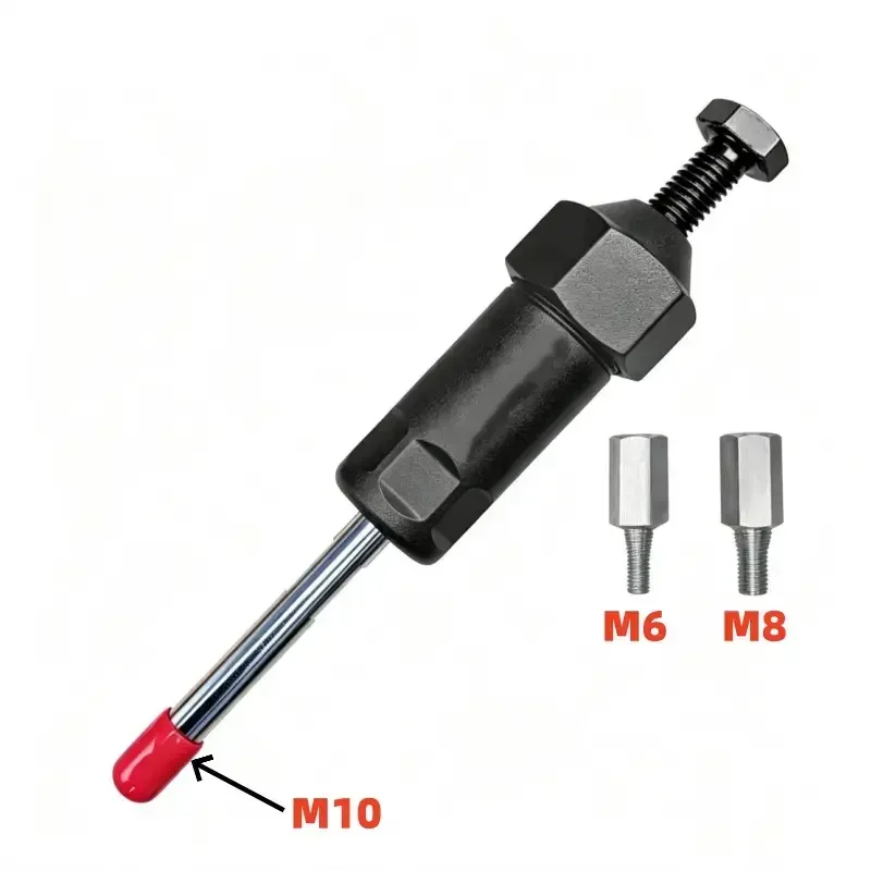 LOZLIN M6 M8 M10 Grease Fitting Cleaner Tool 600PSI High Pressure Unclogging Tool Grease Zerk Cleaner for Auto Tractor Excavator