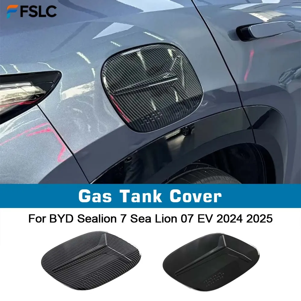

⭐Genuine⭐ Car Fuel Filler Tank Lid For BYD Sealion 7 Sea Lion 07 EV 2024 2025 ABS Cover Oil Fuel Gas Tank Cap Cover Decoration