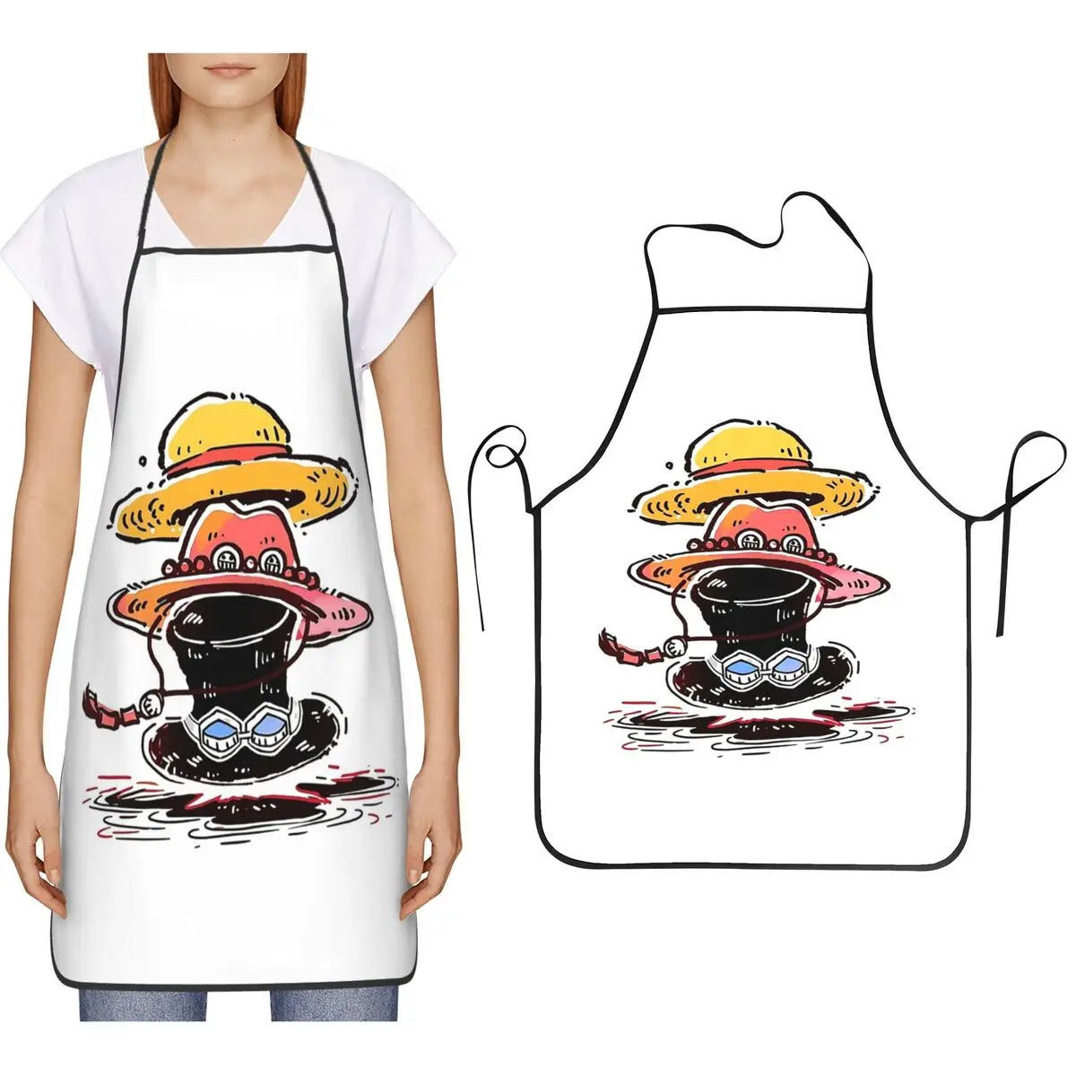 

Легендарные предметы, фартуки для шеф-повара, кулинарии, кухни, Tablier, водонепроницаемый нагрудник для чистки кухни, передник для женщин и мужчин, живопись