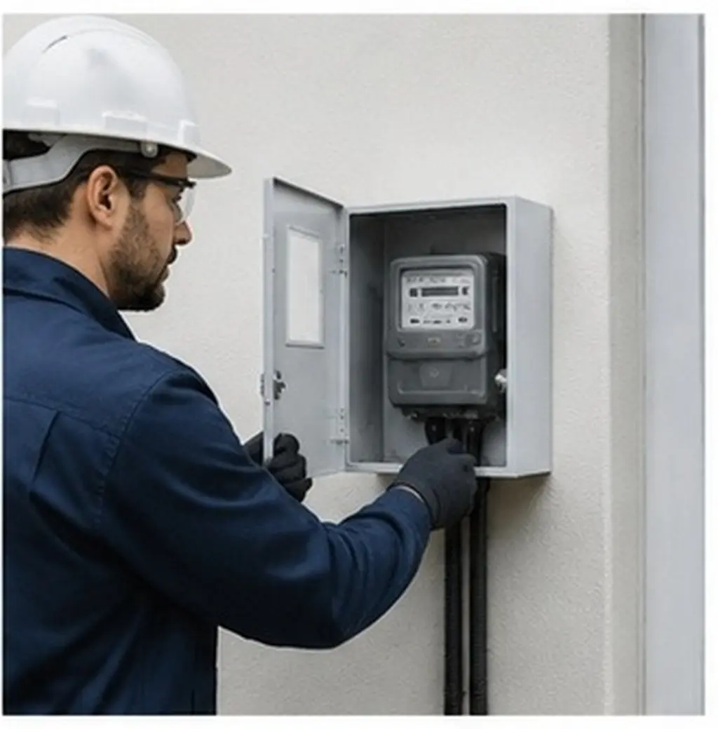 Iron Outdoor Electric Meter Box Cover Weatherproof Electricity Meter Protection Case Home Electrical Junction Distribution