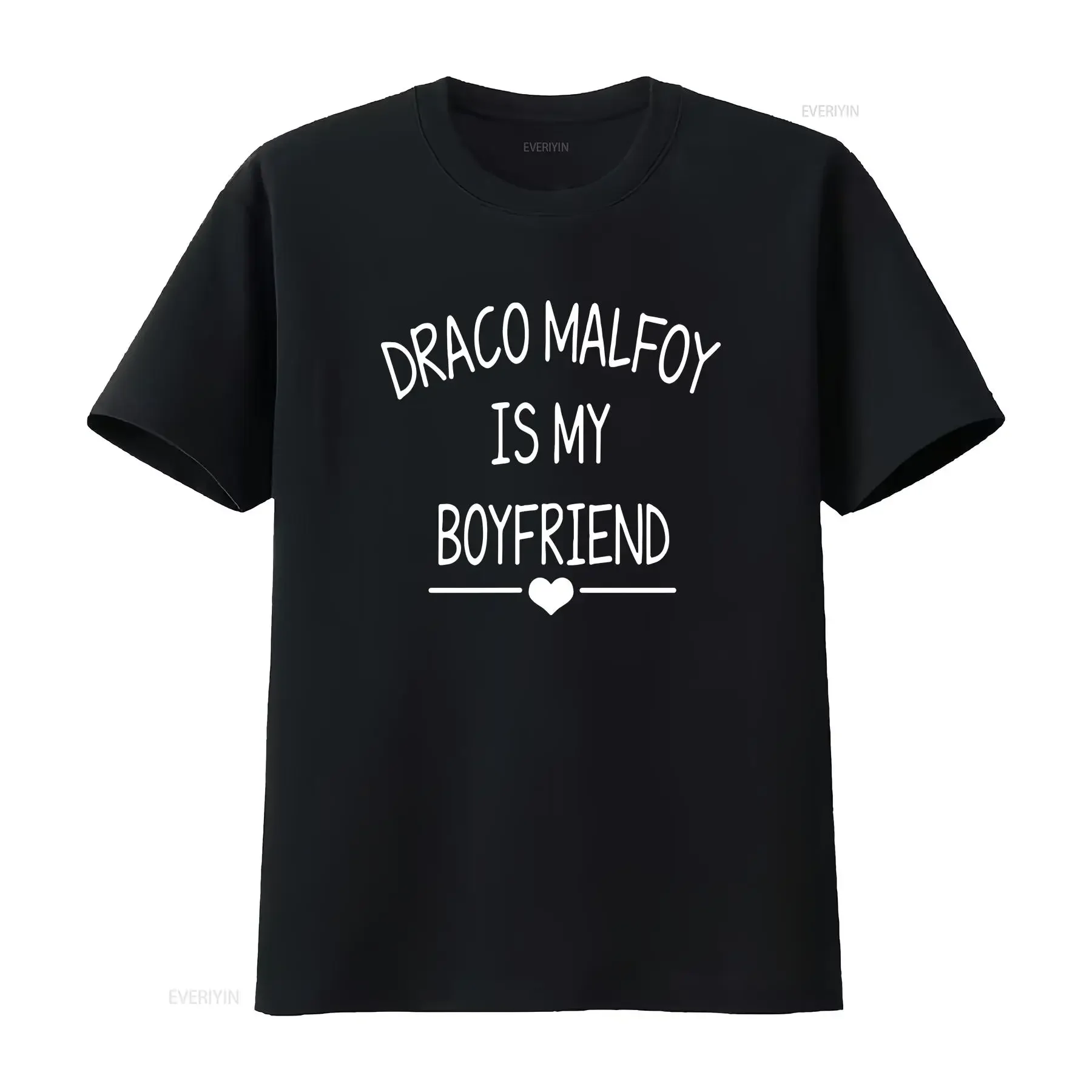 Mens clothing Draco Maly is my boyfriend funny T Shirt casual tops tees aestheti vintage Washed Breathable Comfortable