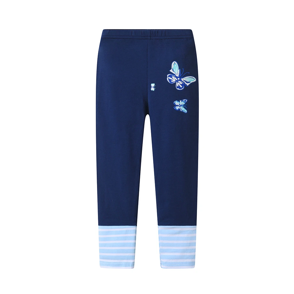 DXTON Spring Autumn Long Sleeve Children's Clothing Sets Pullover Tops+Pant 2pcs Suits Butterfly Rabbit Cartoon Kids Pajamas Set image 3