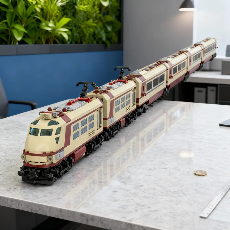 

3615pcs MOC Express City Trains Model Building Blocks DIY Gift Creative Collectible Display Decor Premium Adult Kids Desk Home
