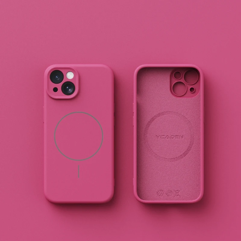 Original Liquid Soft Silicone For Magsafe Wireless Charge Magnetic Case For iPhone 17 16 Plus 15 14 13 12 Pro Max 11 Cover