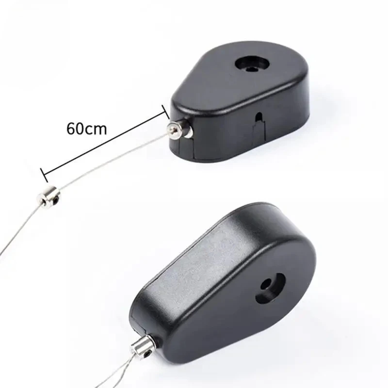 2/4pcs Multifunctional Automatic Door Closer Anti Theft Retractable Cable Pull Box automatic door closer