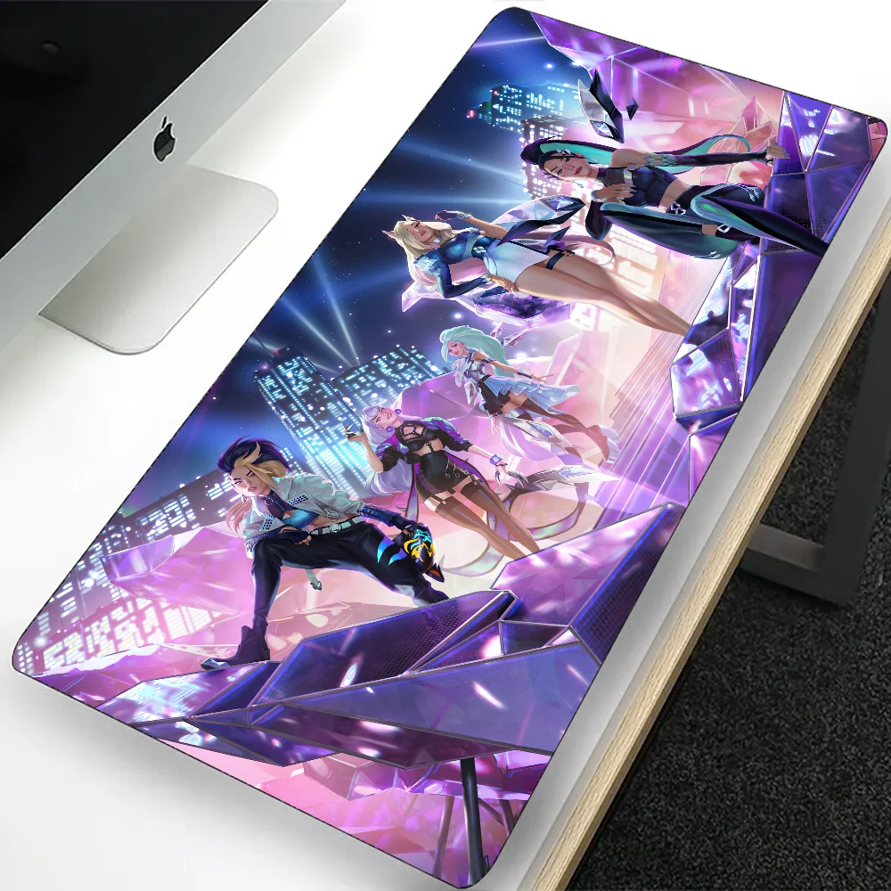 League of Legends Seraphine Large Gaming Mouse Pad Computer Mousepad PC Gamer Laptop Mouse Mat XXL Office Keyboard Mat Desk Pad