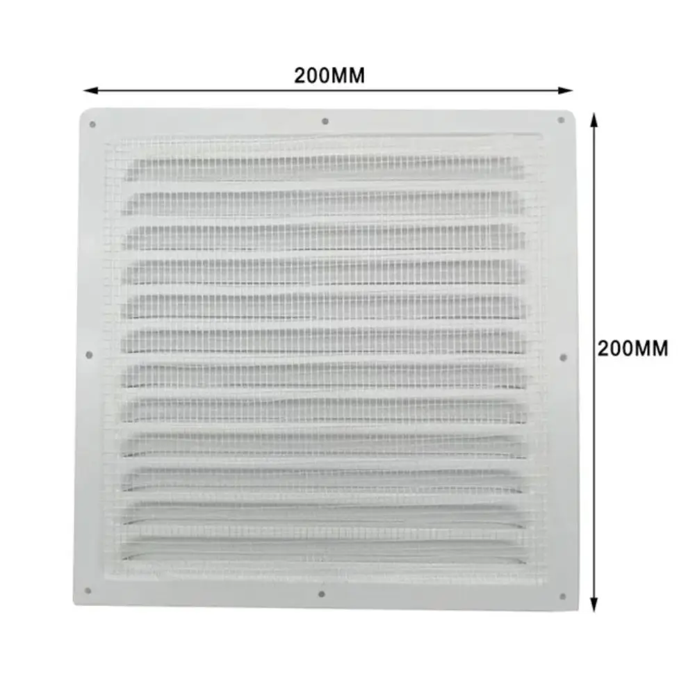 Aluminum Alloy Air Vent Grille Heating Cooling Vents Plate Air System Net Cover Screen Ventilation Cover 150/200/250/300mm Metal