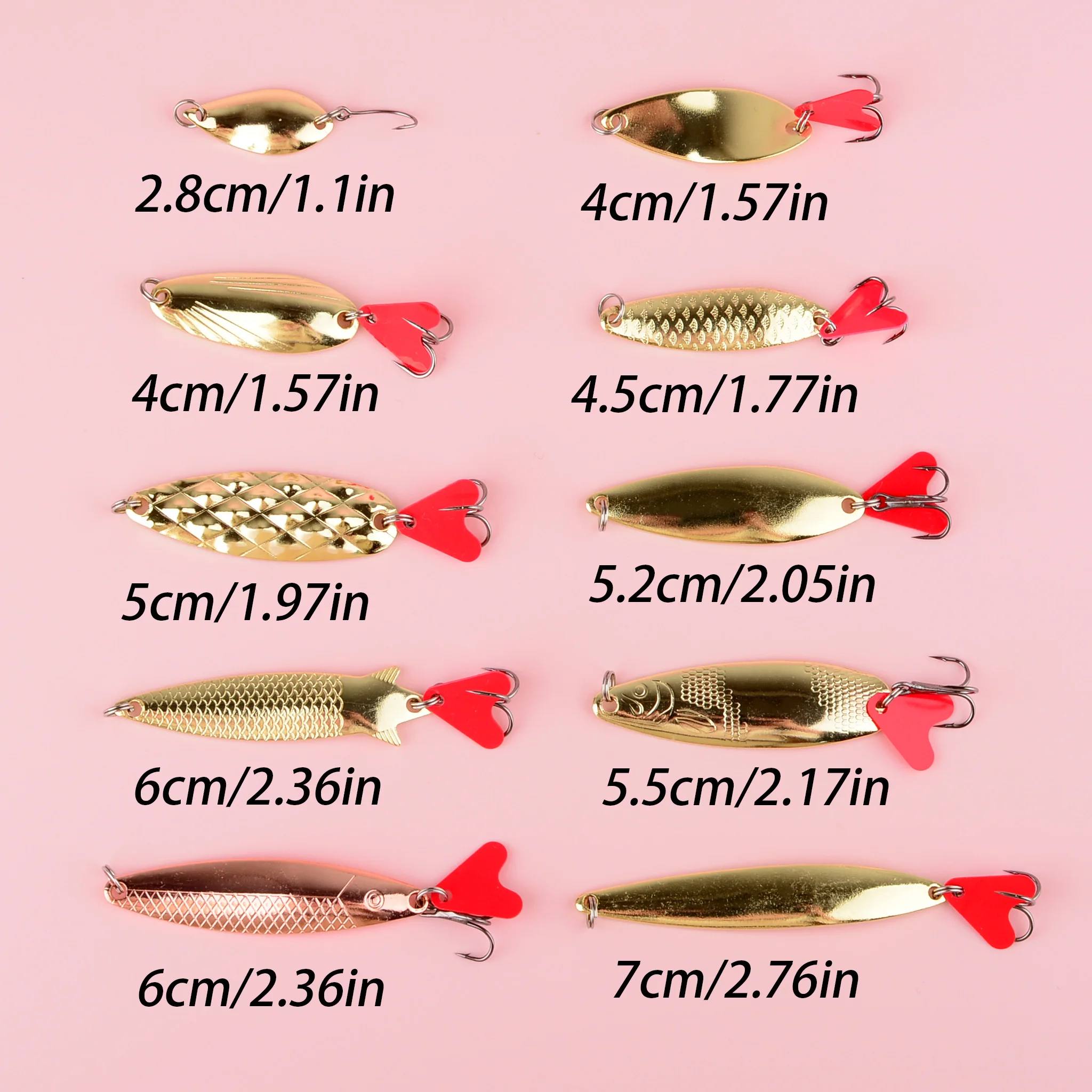 Señuelos universales de largo alcance con lentejuelas para casting - imagen 5