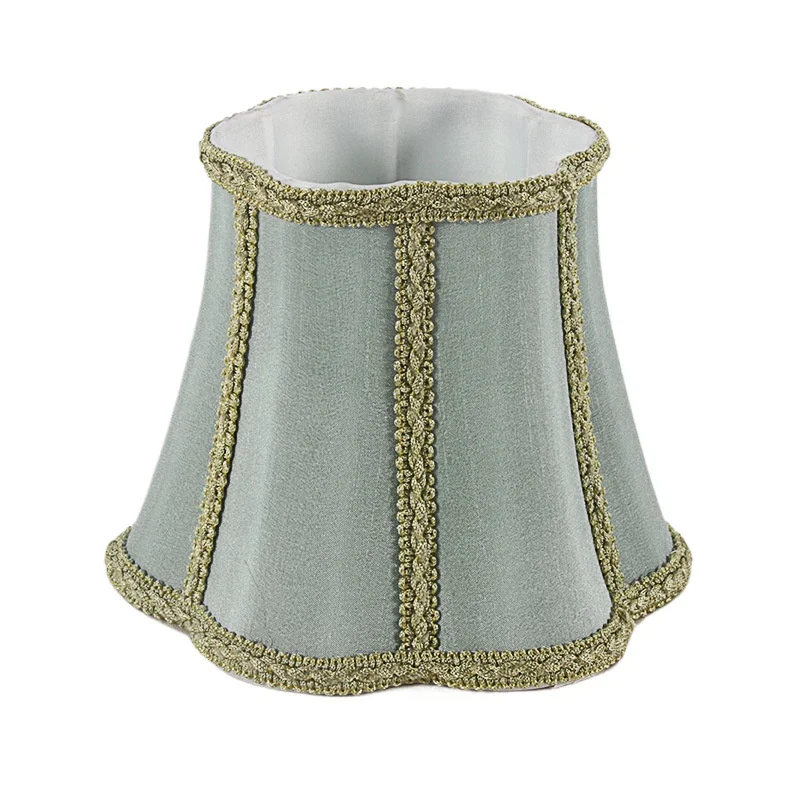 

Chandelier fabric lampshade European simple fashion creative sky blue plum blossom shaped home lighting accessories shell cover