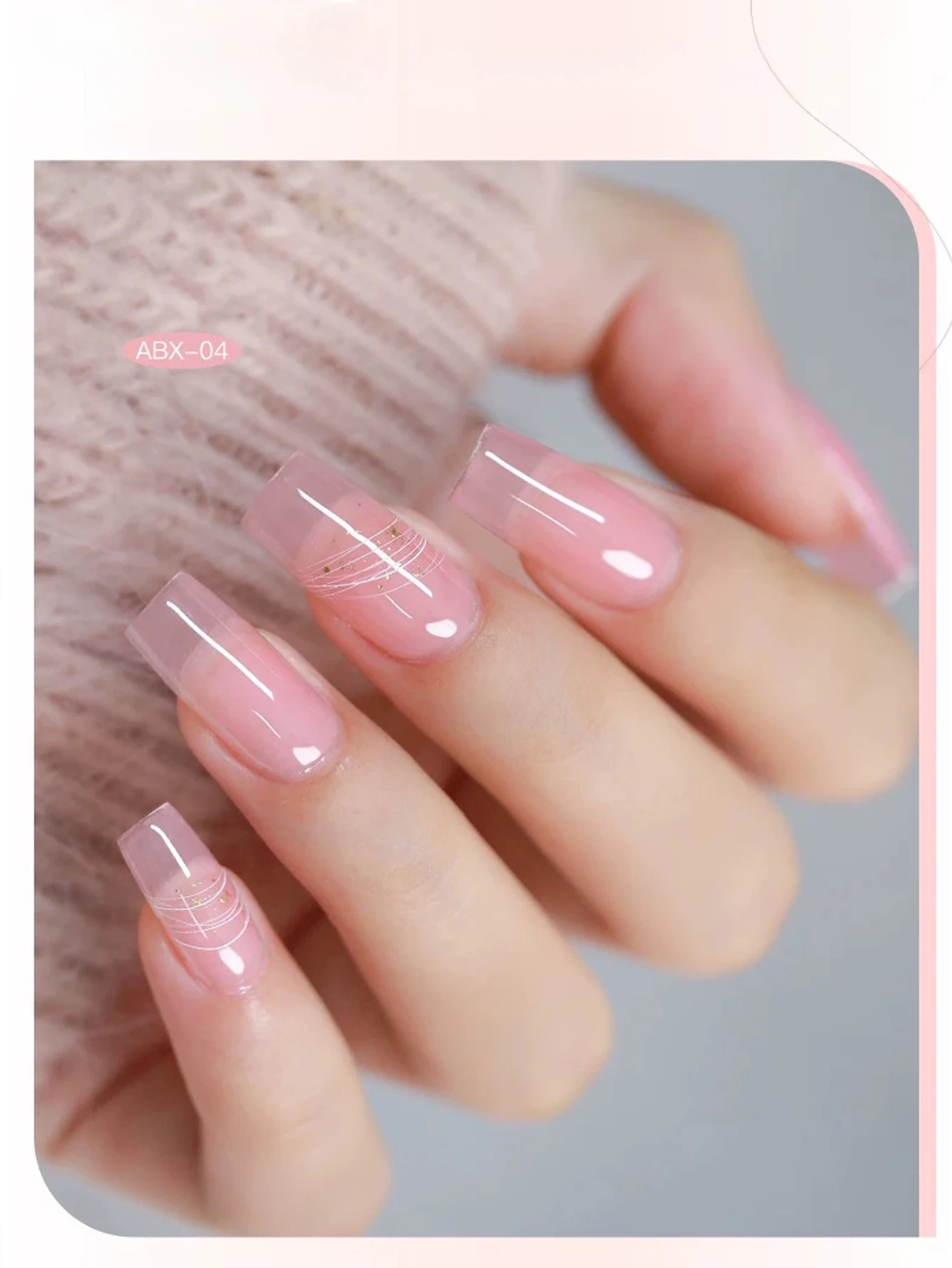 1-9PCS 12ML Ice-clear Jelly Gel Nail Polish 2025 Best-selling Daily Whitening Temperament Lotus Pink Nude Nail Art Supplies